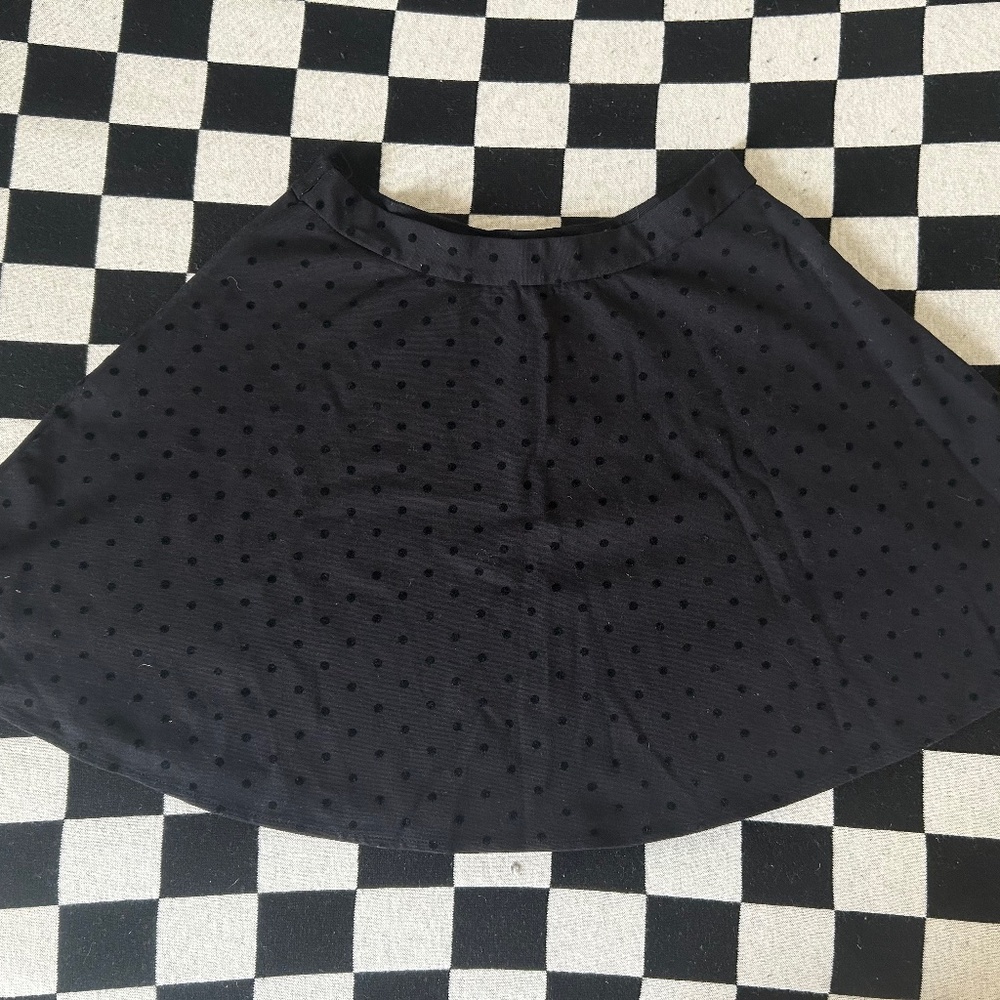 Madewell Polka Dot Skater Skirt - Size 6
